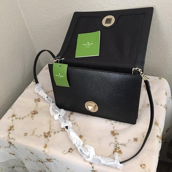 NWT Kate Spade Black small crossbody bag. 👜🛍 - Picture 8 of 8